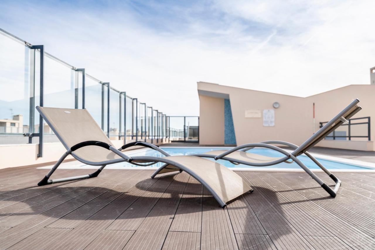 Ferienwohnung Oceanfront: Luxury Spectacular Sea Views And Pool Olhão Exterior foto